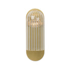 Four Hands Odyssey Sconce in Burnished Brass on a white background at Addison West