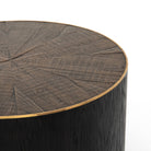 Four Hands Perry Bunching Table in Light Ebony on a white background at Addison West