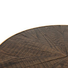 Four Hands Perry Bunching Table in Light Ebony on a white background at Addison West