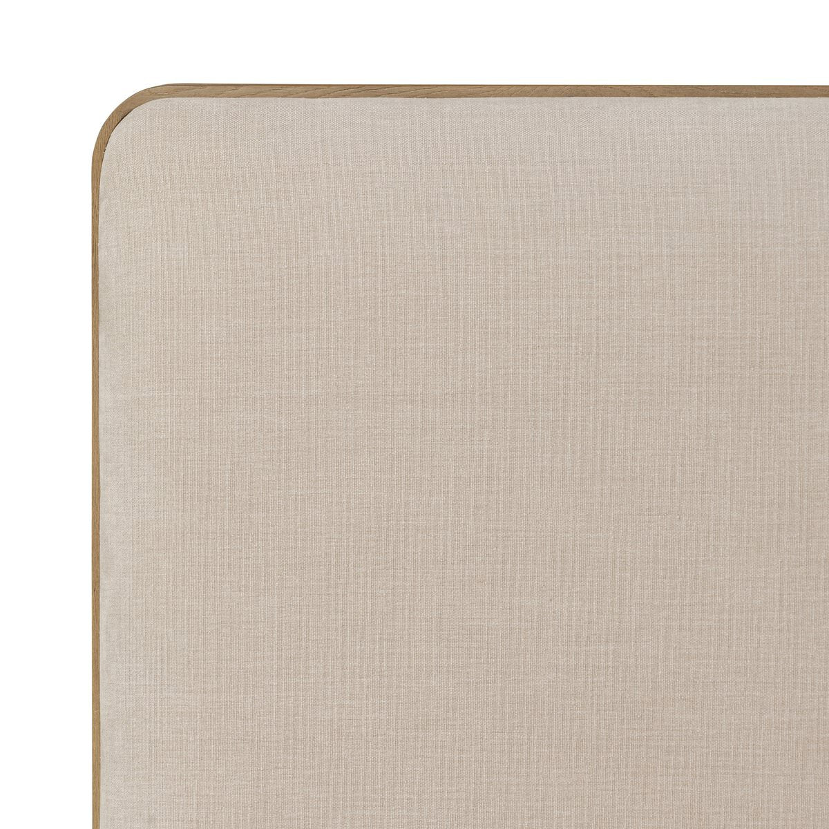 Close up of Four Hands Pierce Bed in Holland Sand, Queen on a white background at Addison West