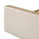 Close up of Four Hands Pierce Bed in Holland Sand, Queen on a white background at Addison West