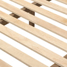 Close up of Four Hands Pierce Bed in Holland Sand, Queen on a white background at Addison West