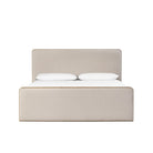 Four Hands Pierce Bed in Holland Sand, Queen on a white background at Addison West