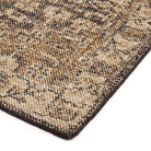 Four Hands Prato Hand Knotted Rug in Prato Espresso, 3'x9' on a white background at Addison West
