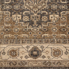 Close up of Four Hands Prato Hand Knotted Rug in Prato Espresso, 9'x12' at Addison West