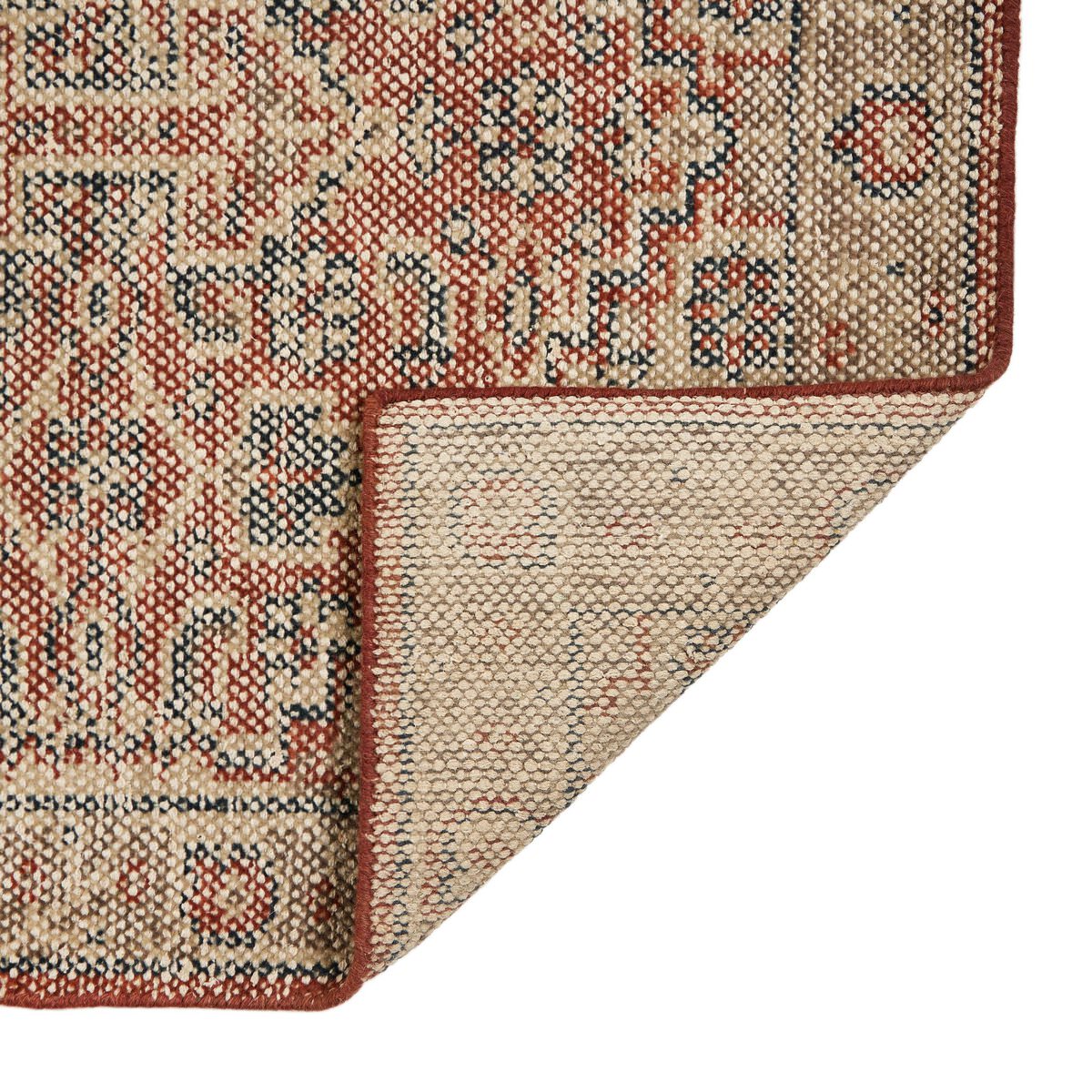 Close up of Four Hands Prato Hand Knotted Rug in Prato, 3'x9' on a white background at Addison West