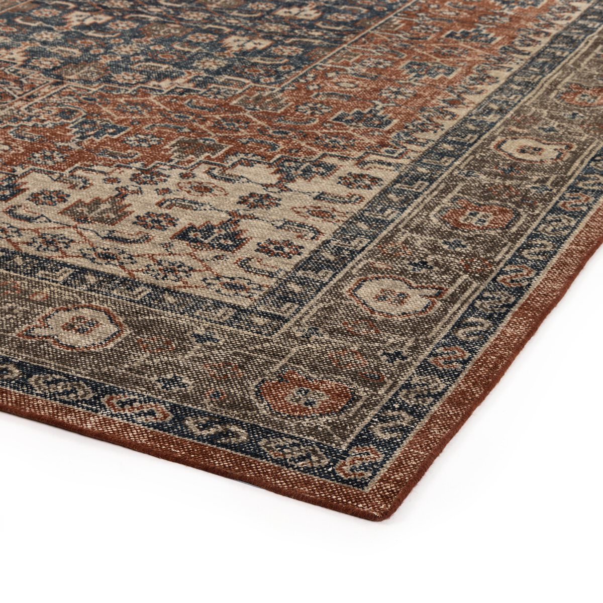 Close up of Four Hands Prato Hand Knotted Rug in Prato, 8'x10' on a white background at Addison West