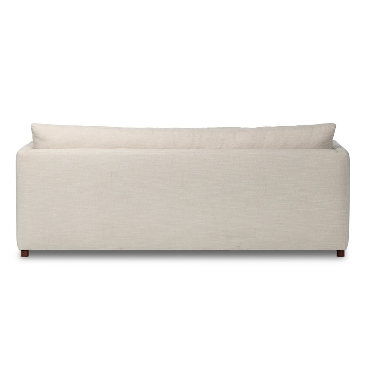 Back of Four Hands Queen Lincoln Sleeper Sofa in Savoy Parchment on a white background at Addison West