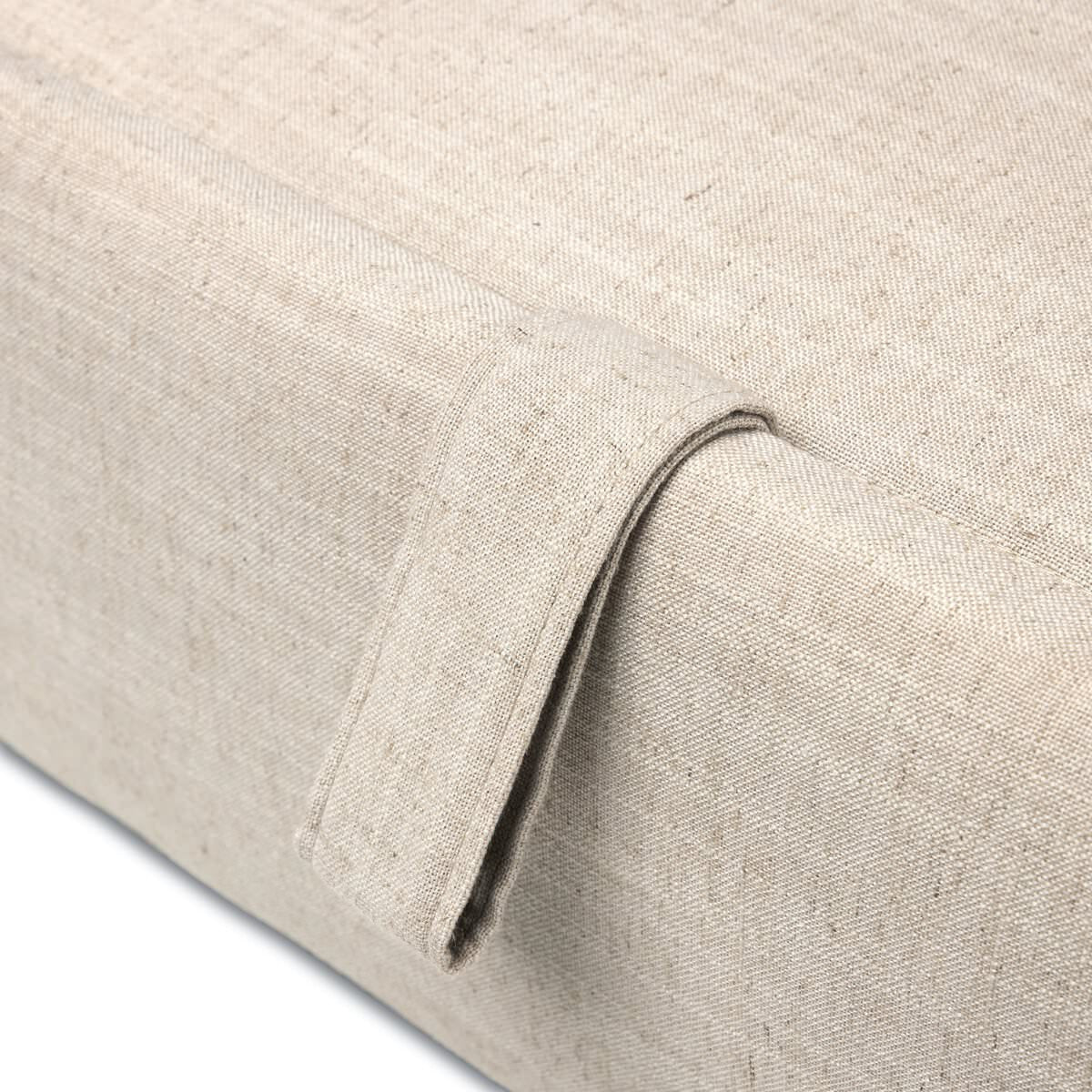 Close up of Four Hands Queen Lincoln Sleeper Sofa in Savoy Parchment on a white background at Addison West