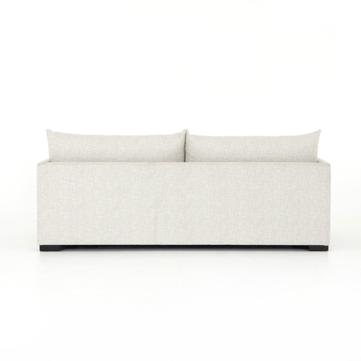 Back of Four Hands Queen Wickham Sleeper Sofa in Alameda Snow on a white background at Addison West