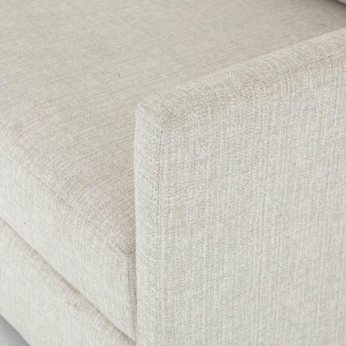 Close up of Four Hands Queen Wickham Sleeper Sofa in Alameda Snow on a white background at Addison West