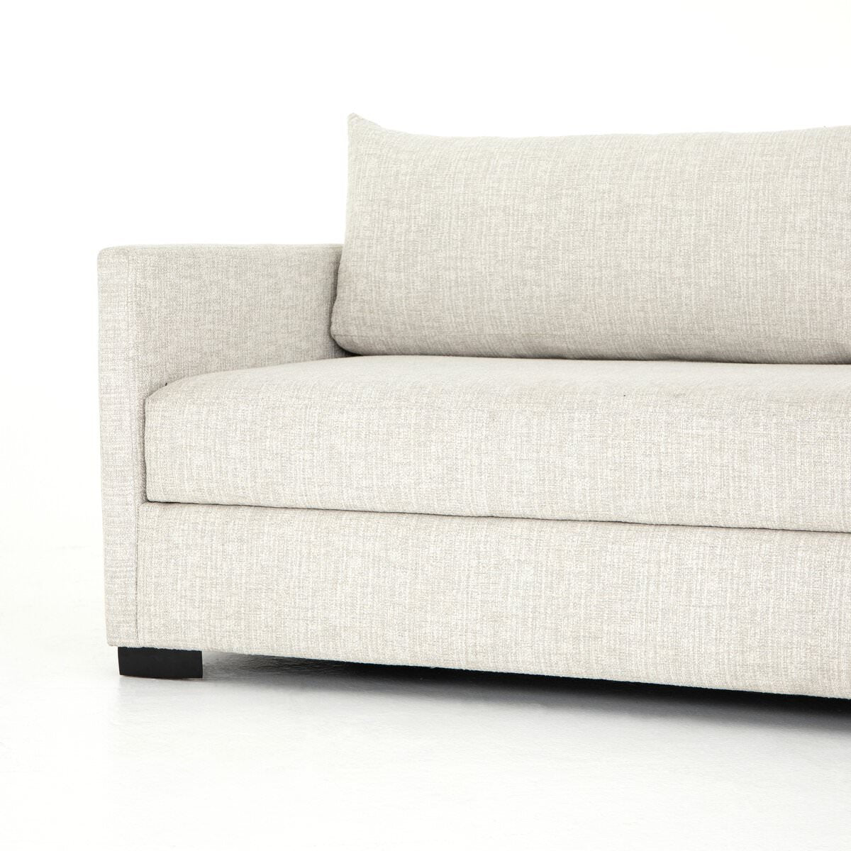 Close up of Four Hands Queen Wickham Sleeper Sofa in Alameda Snow on a white background at Addison West
