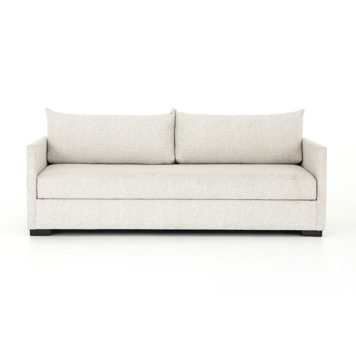 Four Hands Queen Wickham Sleeper Sofa in Alameda Snow on a white background at Addison West