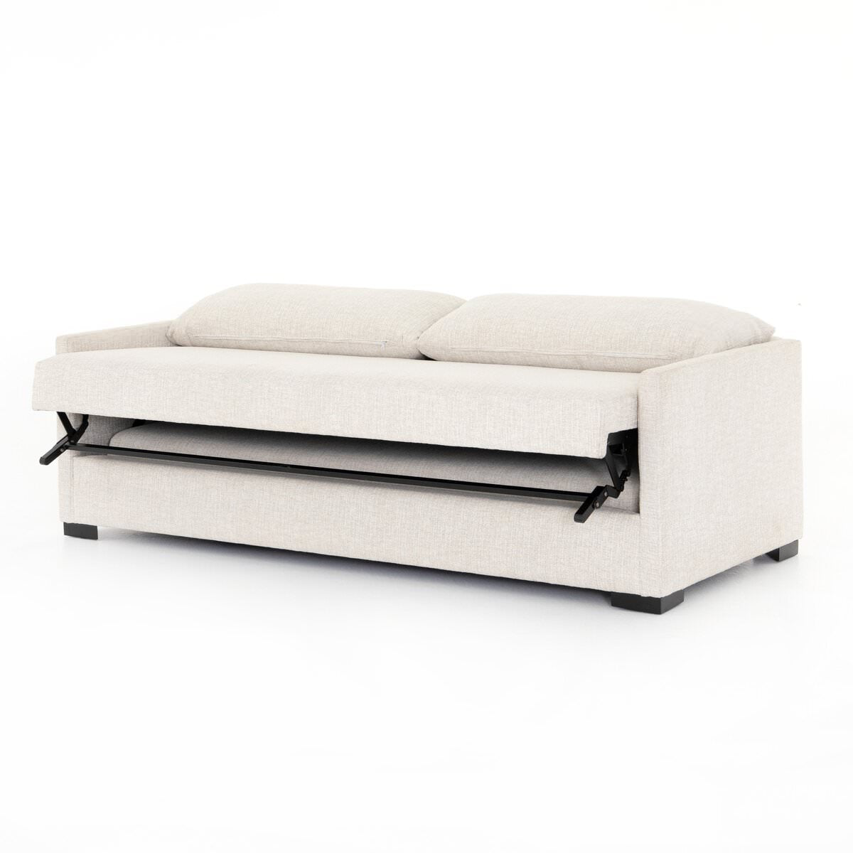 Four Hands Queen Wickham Sleeper Sofa in Alameda Snow on a white background at Addison West