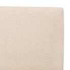 Four Hands Quincy Bed in Lisbon Cream, Queen on white background at Addison West.