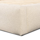 Four Hands Quincy Bed in Lisbon Cream, Queen on white background at Addison West.