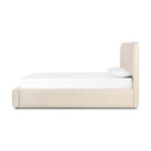 Four Hands Quincy Bed in Lisbon Cream, Queen on white background at Addison West.