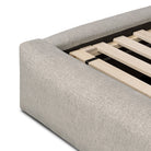Four Hands Quincy Bed in Plushtone Linen, Queen on white background at Addison West.