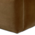 Four Hands Quincy Bed in Surrey Ochre, Queen on white background at Addison West.