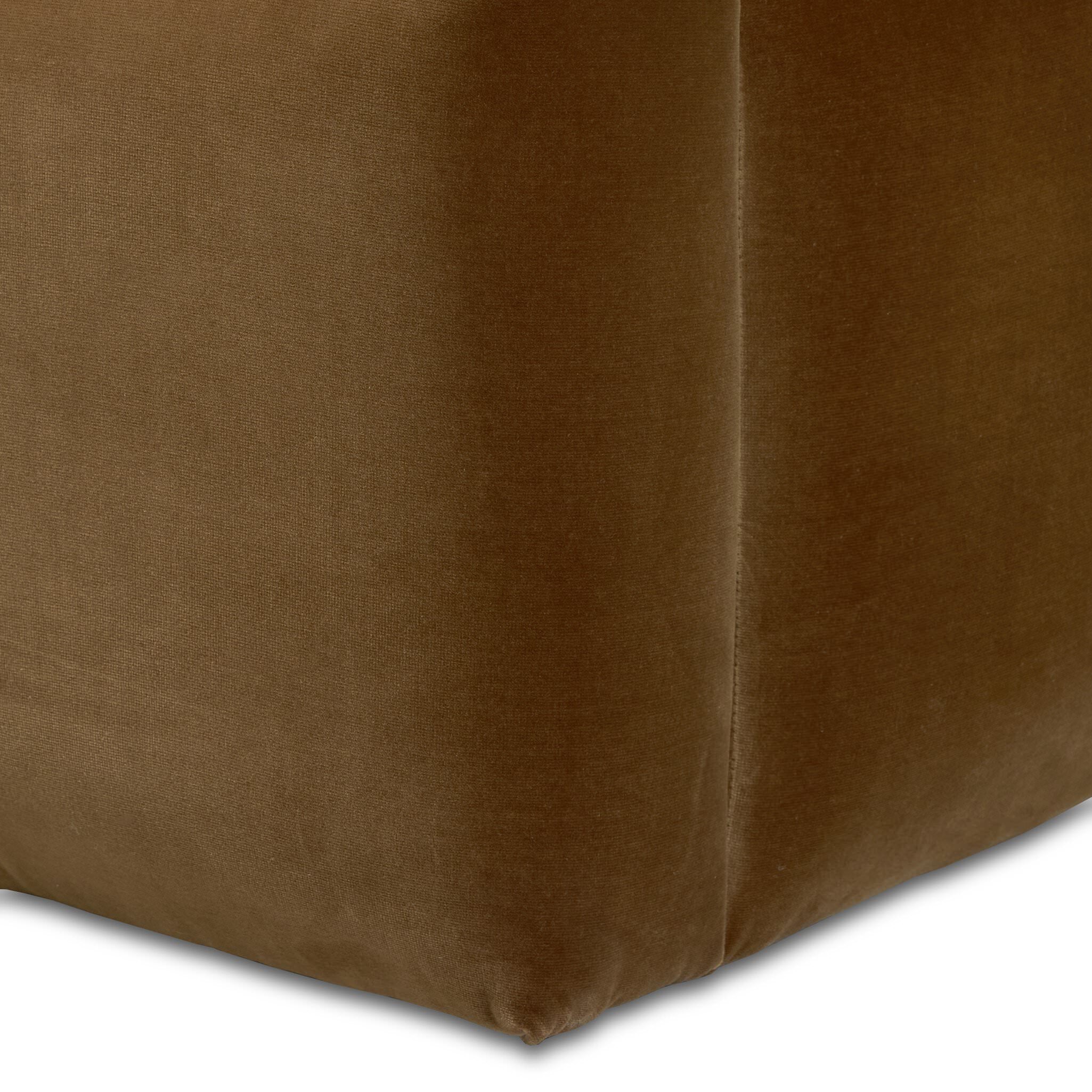 Four Hands Quincy Bed in Surrey Ochre, Queen on white background at Addison West.