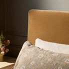 Four Hands Quincy Bed in Surrey Ochre, Queen in bedroom at Addison West.