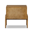Four Hands Rosedale Nightstand in Amber Oak Veneer on white background at Addison West.