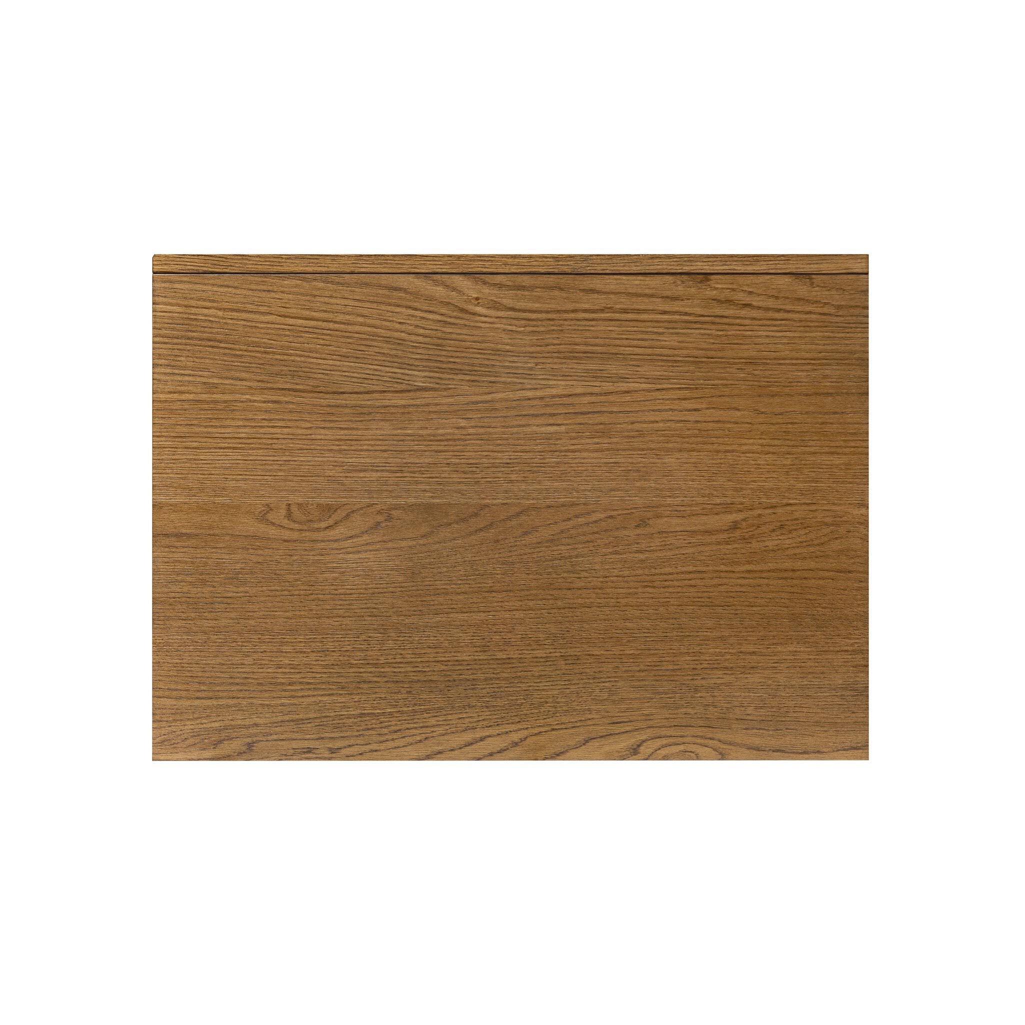 Four Hands Rosedale Nightstand in Amber Oak Veneer on white background at Addison West.