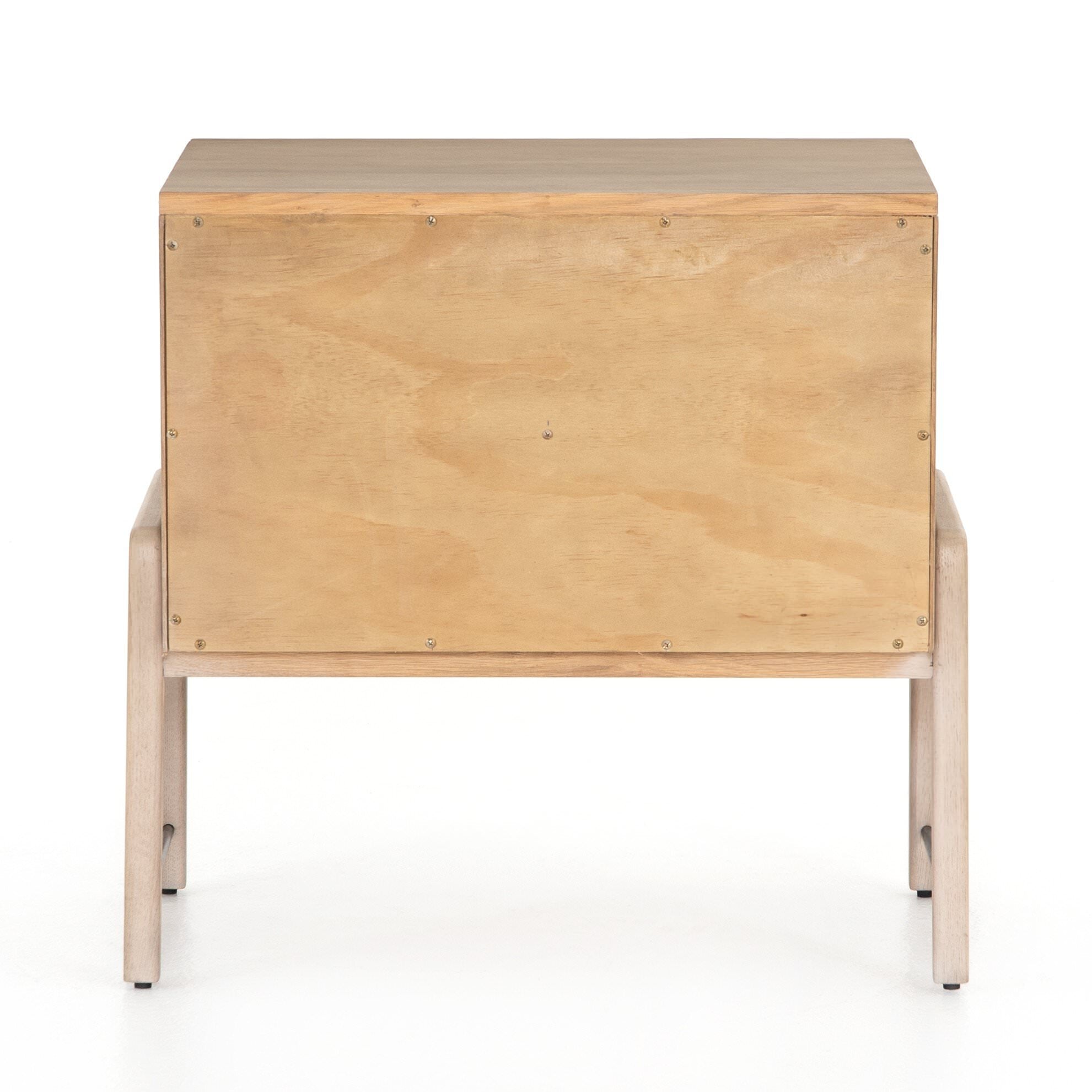Four Hands Rosedale Nightstand in Yucca Oak Veneer on white background at Addison West.