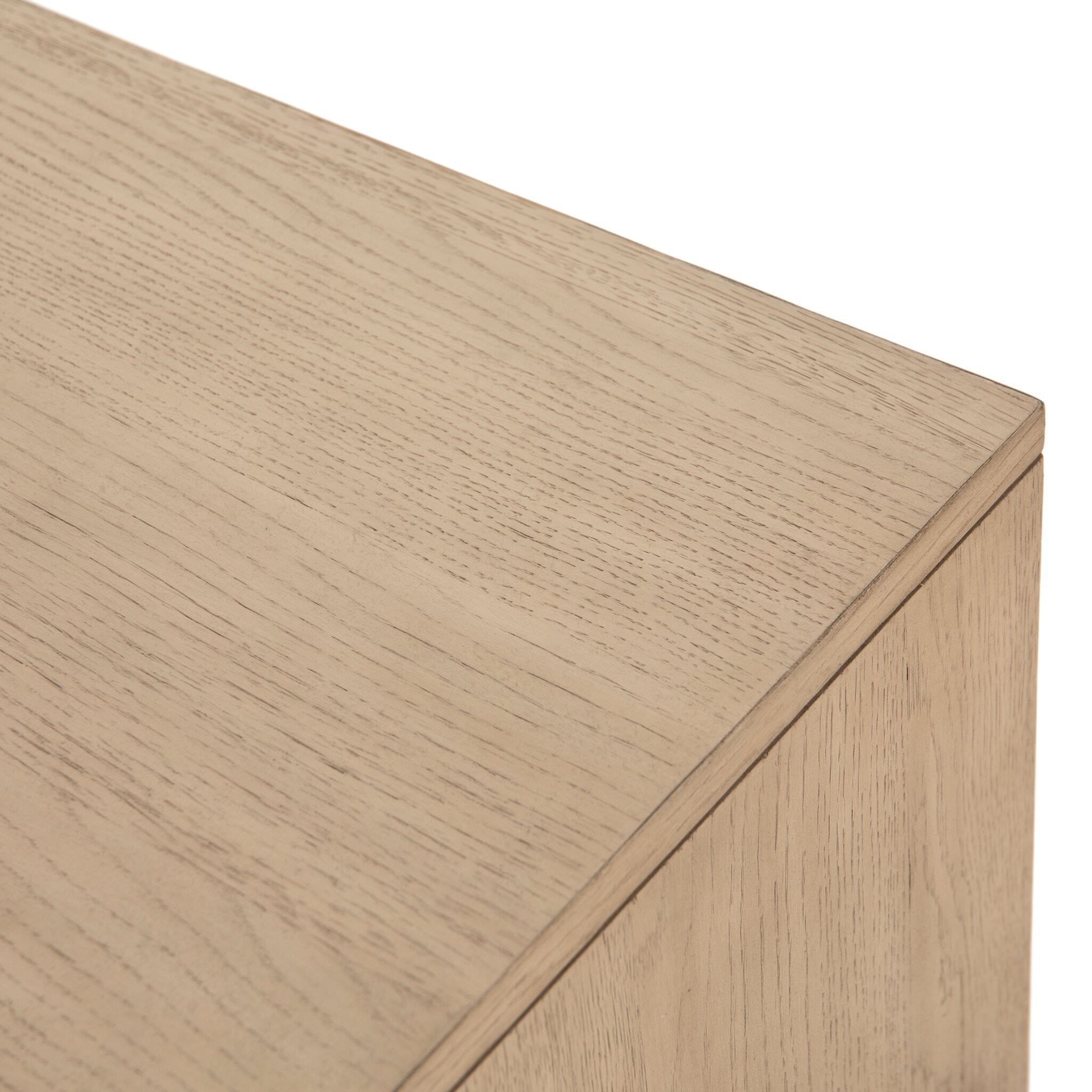 Four Hands Rosedale Nightstand in Yucca Oak Veneer on white background at Addison West.