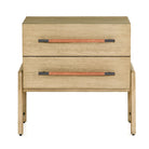 Four Hands Rosedale Nightstand in Yucca Oak Veneer on white background at Addison West.