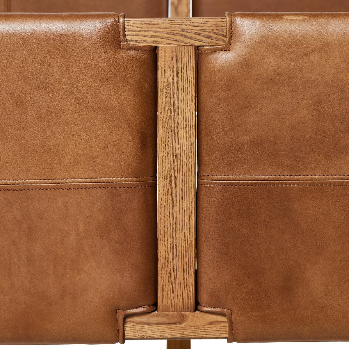 Close up of Four Hands Salado Bed in Heirloom Sienna, Queen on a white background at Addison West