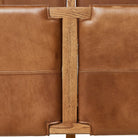 Close up of Four Hands Salado Bed in Heirloom Sienna, Queen on a white background at Addison West