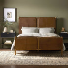 Four Hands Salado Bed in Heirloom Sienna, Queen in a bedroom at Addison West