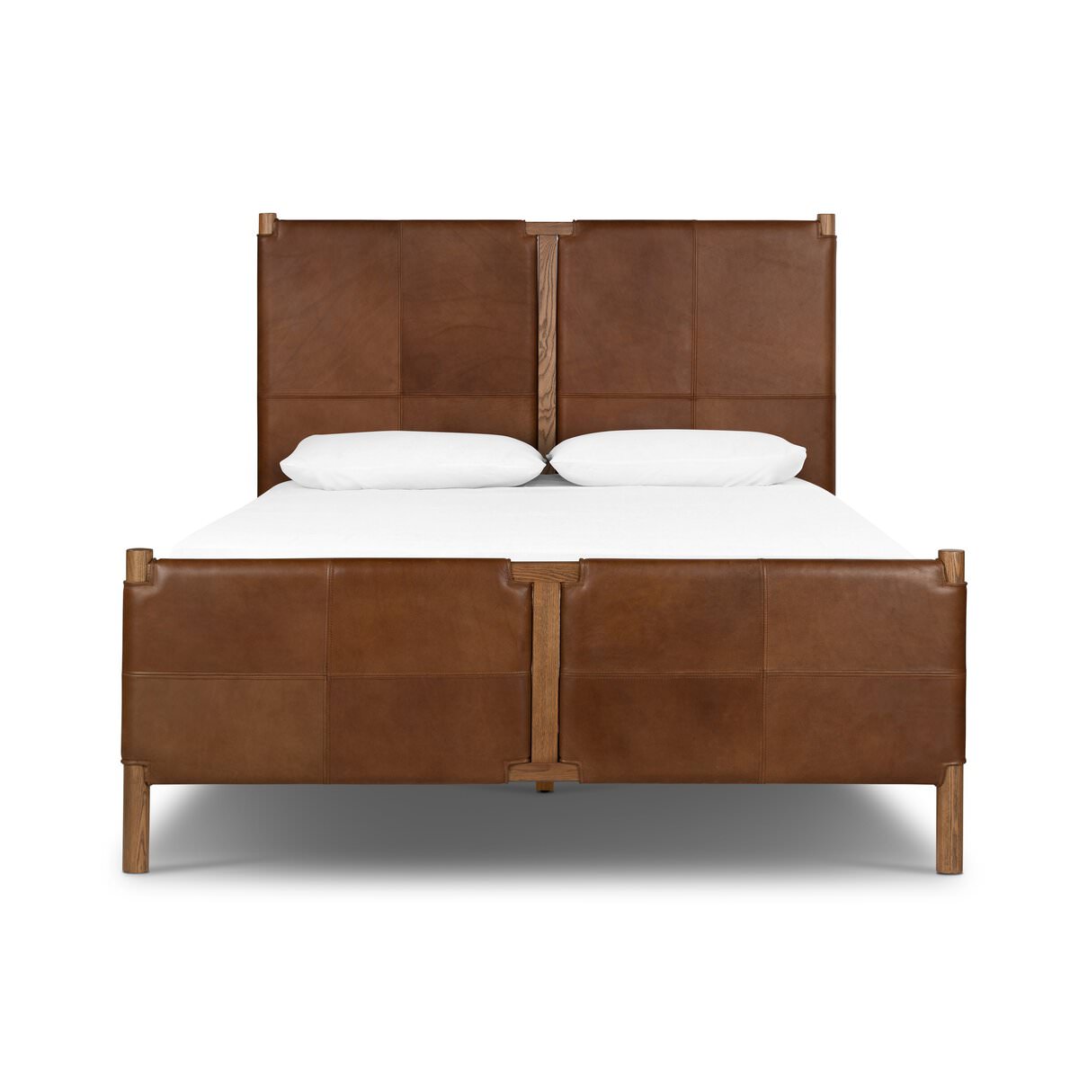 Four Hands Salado Bed in Heirloom Sienna, Queen on a white background at Addison West