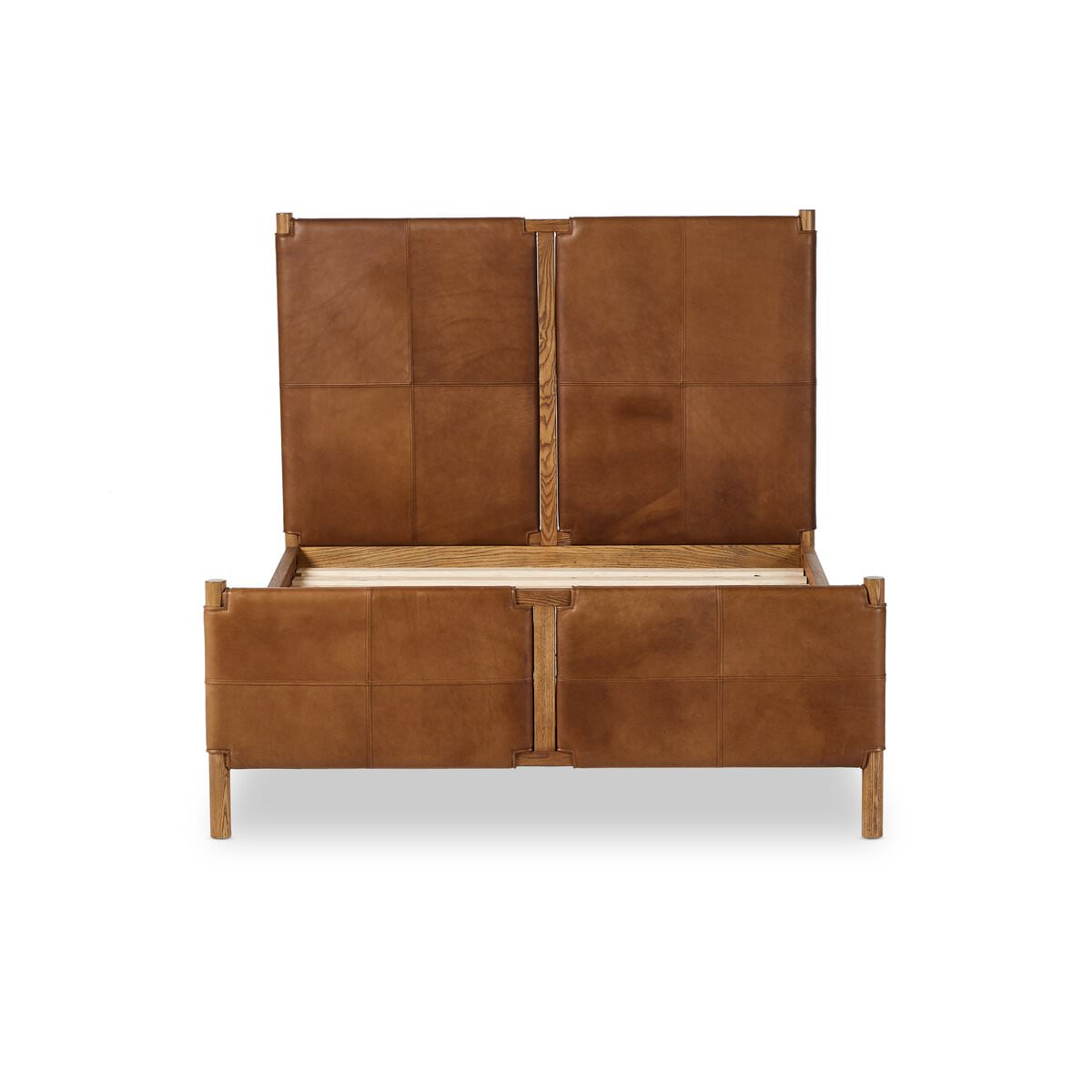 Four Hands Salado Bed in Heirloom Sienna, Queen on a white background at Addison West