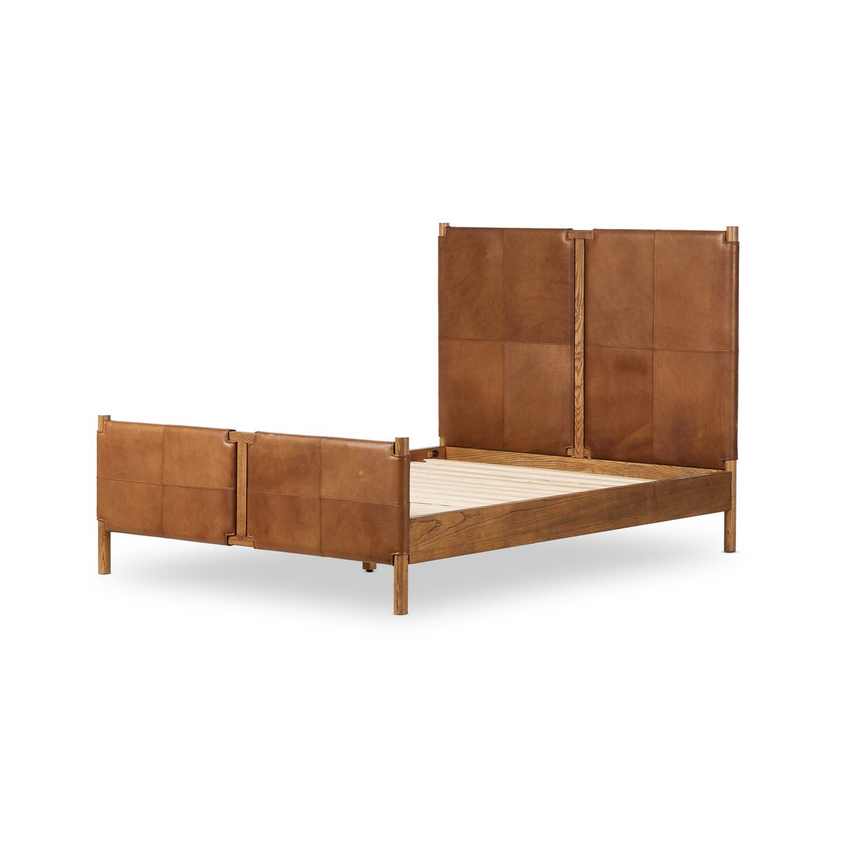 Four Hands Salado Bed in Heirloom Sienna, Queen on a white background at Addison West