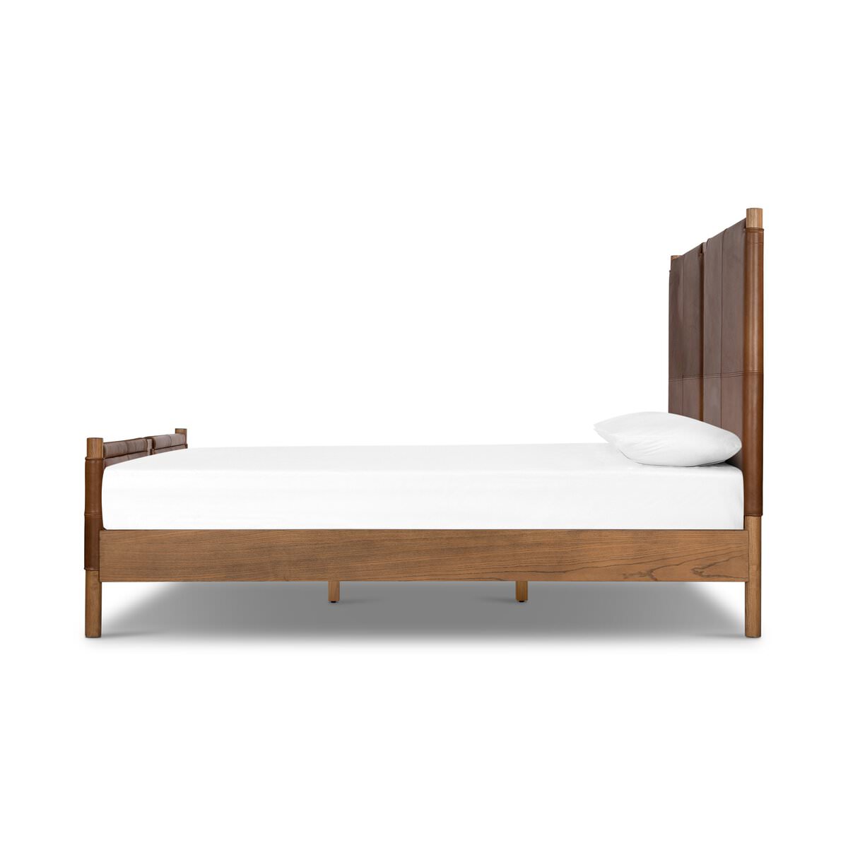Four Hands Salado Bed in Heirloom Sienna, Queen on a white background at Addison West