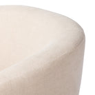 Close up of Four Hands Salena Swivel Chair in Broadway Dune on a white background at Addison West