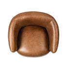 Top of Four Hands Salena Swivel Chair in Sonoma Chestnut on a white background at Addison West