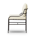 Four Hands Segovia Outdoor Dining Chair in Vergo Cream on a white background at Addison West