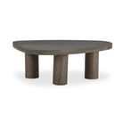 Four Hands Small Zion Nesting Coffee Table in Grey Tobacco Oak on a white background at Addison West