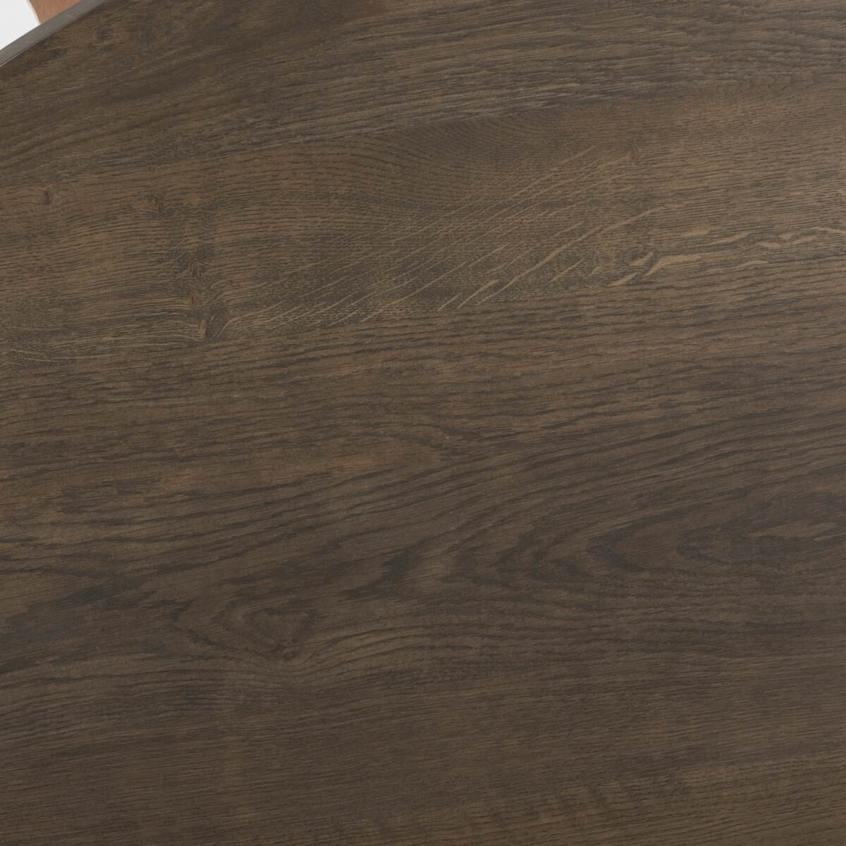 Close up of Four Hands Small Zion Nesting Coffee Table in Grey Tobacco Oak on a white background at Addison West