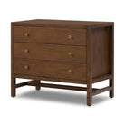 Four Hands Sullivan Nightstand in Saddle Tan Veneer on a white backgroud