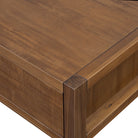 Four Hands Sullivan Small Nightstand in Saddle Tan Veneer on white background at Addison West.
