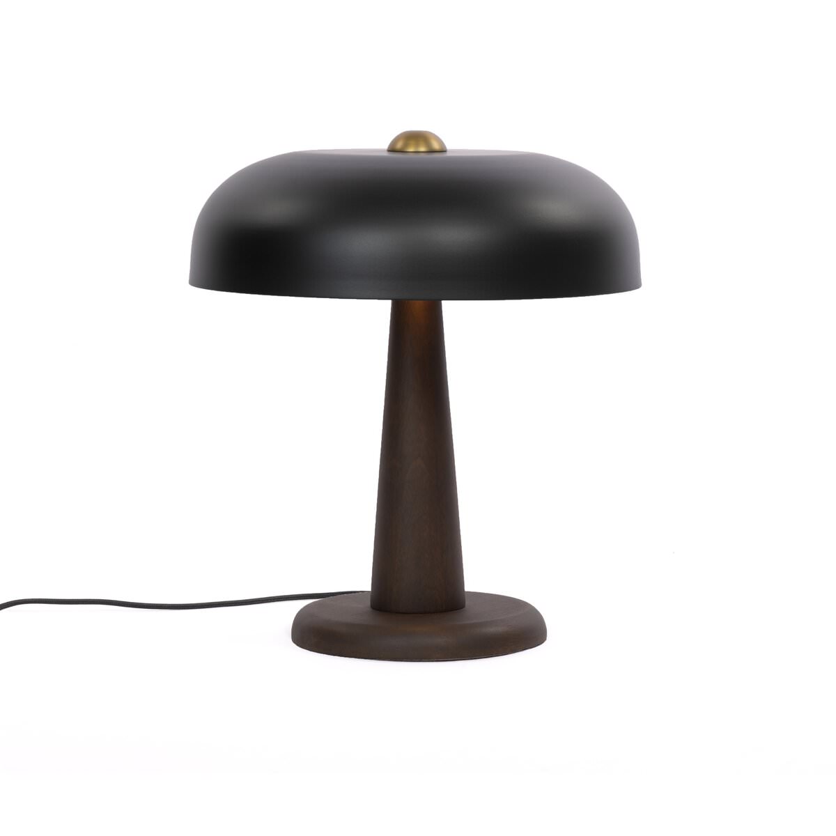 Four Hands Tennon Table Lamp in Russet Mango on a white background at Addison West