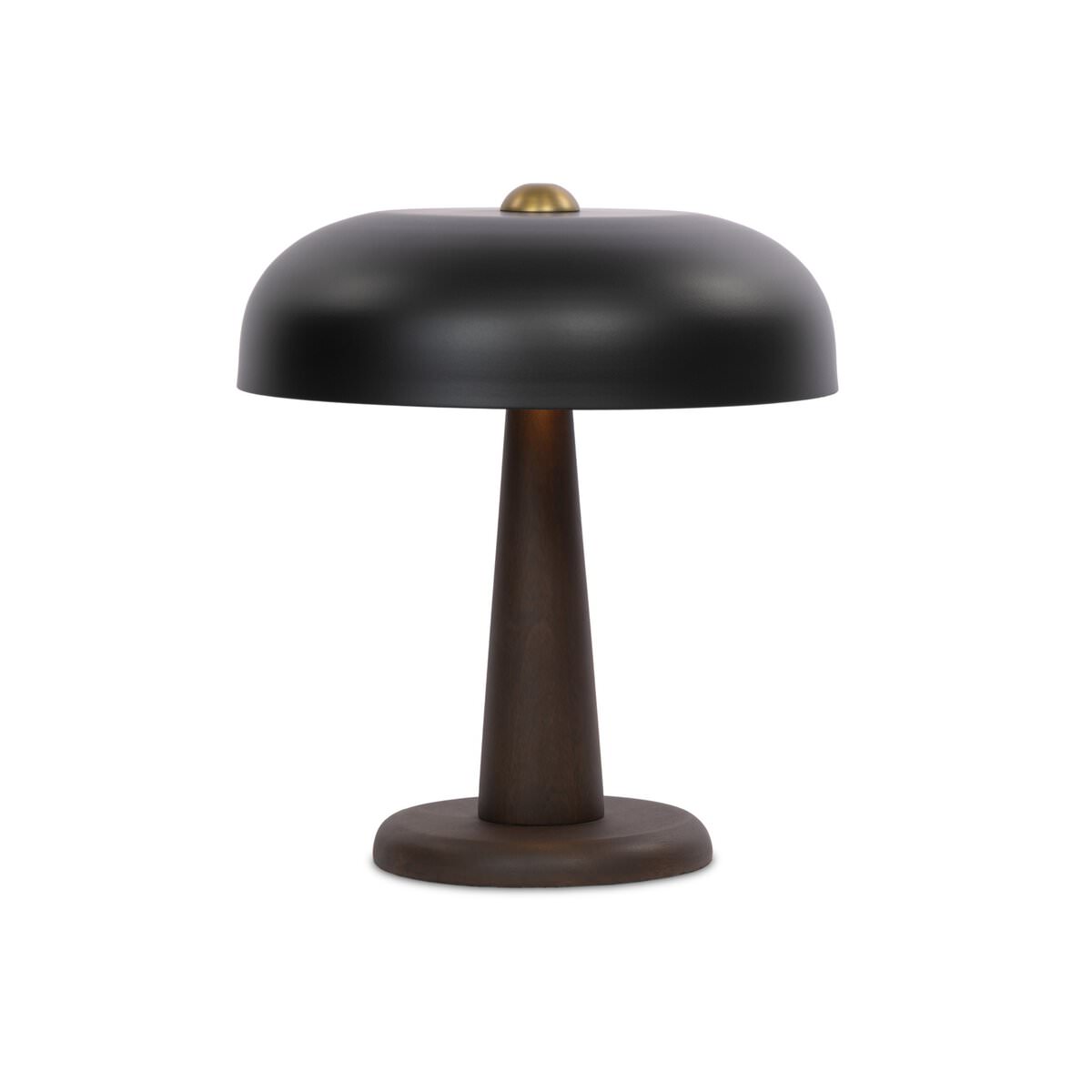 Four Hands Tennon Table Lamp in Russet Mango on a white background at Addison West