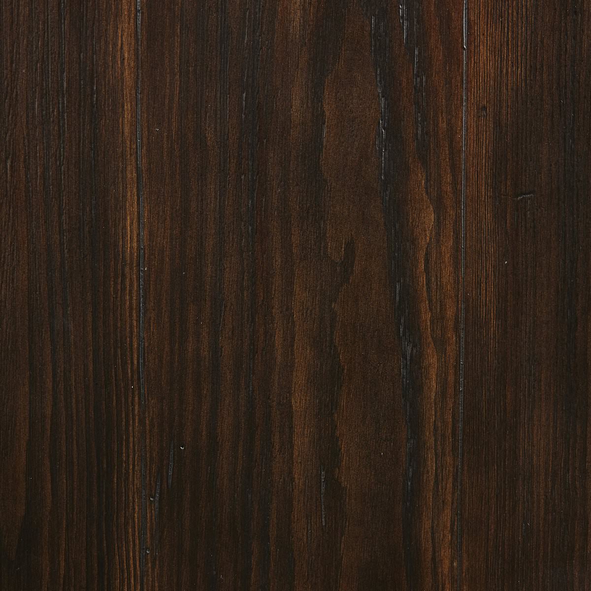 Close up of Four Hands The Pimms Table in Aged Brown Finish 