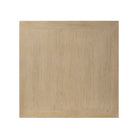 Top of Four Hands Thomas Square Coffee Table in Bleached Oak Veneer on a white background at Addison West