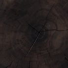 Close up of Four Hands Tino End Table in Rubbed Black