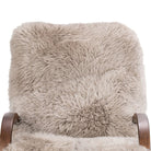 Four Hands Tobin Chair in Taupe Mongolian Fur - Addison West 